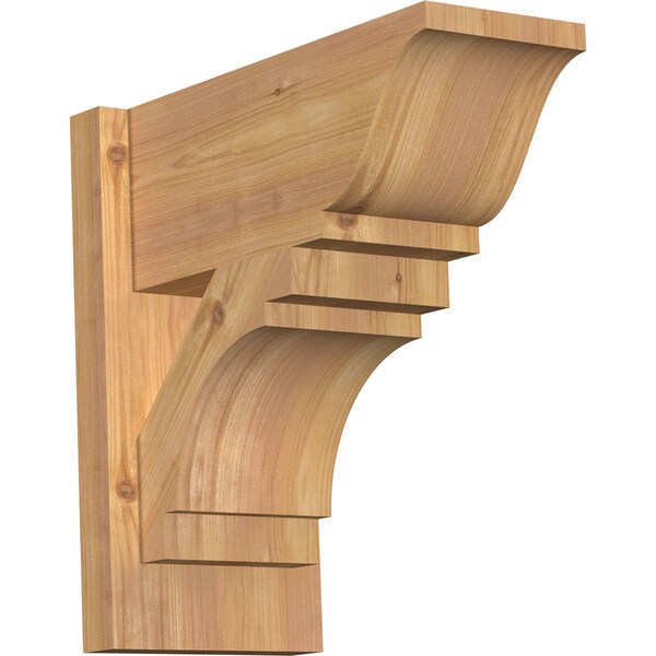 Ekena Millwork Merced Traditional Smooth Outlooker, Western Red Cedar, 7 1/2"W x 16"D x 16"H OUT08X16X16MRC01SWR - main